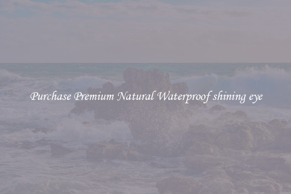Purchase Premium Natural Waterproof shining eye