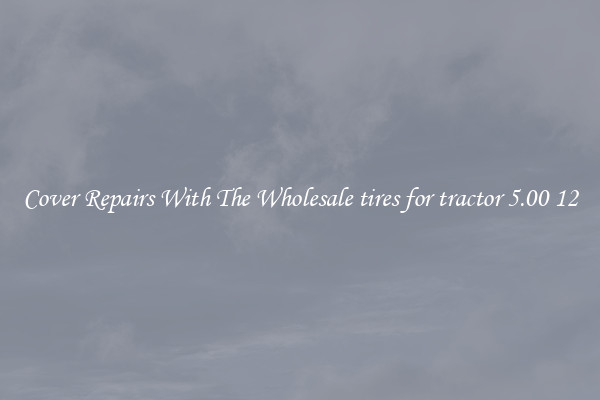  Cover Repairs With The Wholesale tires for tractor 5.00 12 