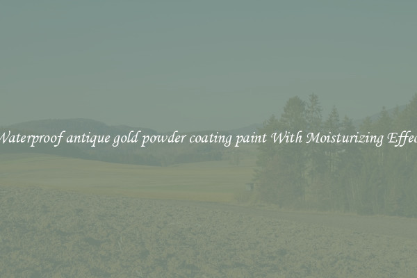 Waterproof antique gold powder coating paint With Moisturizing Effect