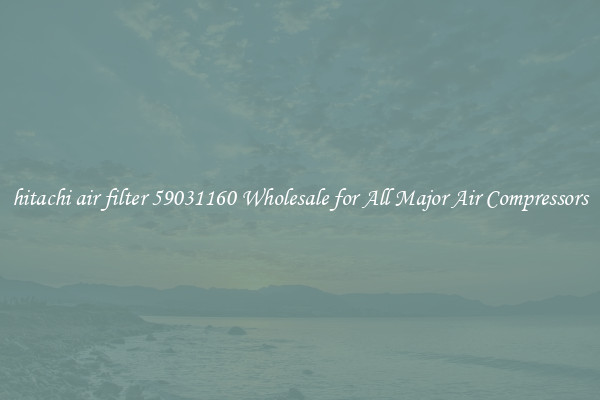 hitachi air filter 59031160 Wholesale for All Major Air Compressors