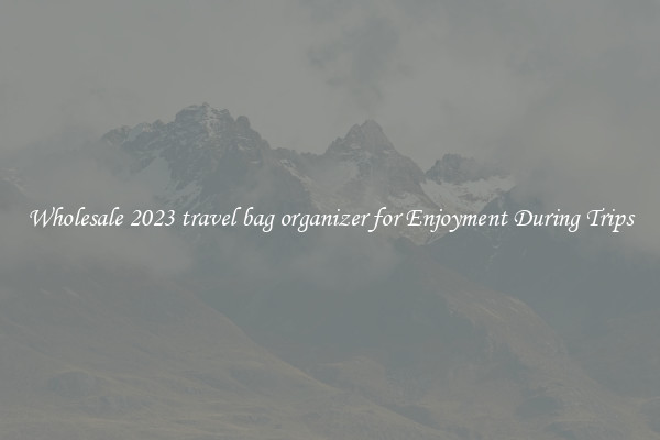 Wholesale 2023 travel bag organizer for Enjoyment During Trips