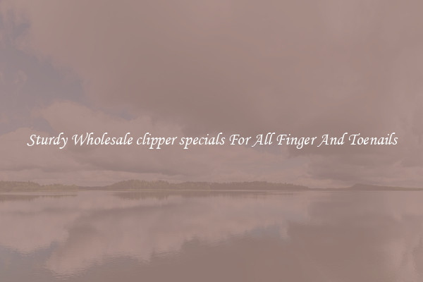 Sturdy Wholesale clipper specials For All Finger And Toenails