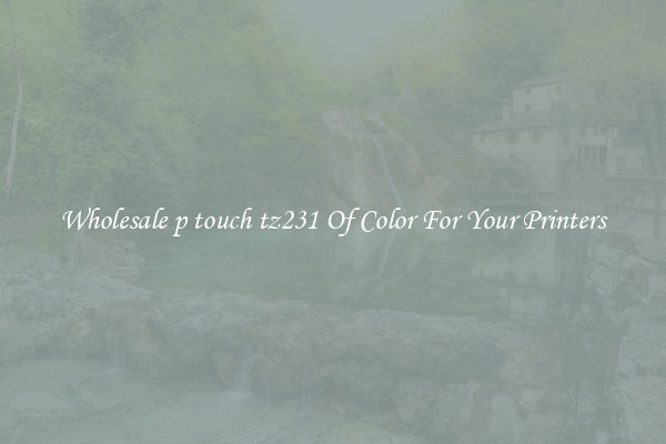 Wholesale p touch tz231 Of Color For Your Printers