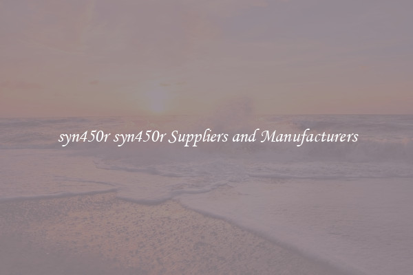 syn450r syn450r Suppliers and Manufacturers