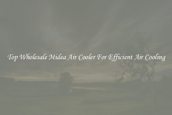 Top Wholesale Midea Air Cooler For Efficient Air Cooling