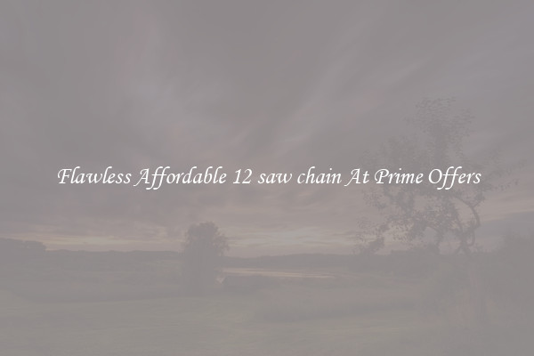 Flawless Affordable 12 saw chain At Prime Offers