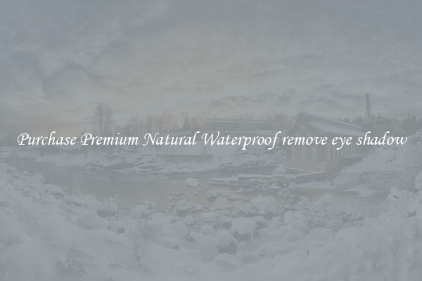 Purchase Premium Natural Waterproof remove eye shadow