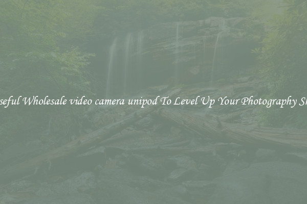 Useful Wholesale video camera unipod To Level Up Your Photography Skill
